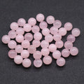 Diy Hot Natural Customized Rose Quartz Cute Round Beads Support HZ Bracelet Necklace Earrings