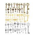 YuenZ 40pcs/set Mix Key Charms Metal Pendants for Jewelry Making DIY Handmade Craft U073