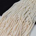 4A Natural Fresh Water Round Pearl Loose Beads 6-7mm for Necklace and Jewelry Making