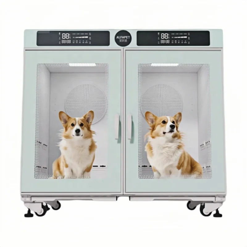 Large Luxury Eco-Friendly Fully Automatic Metal Dog & Cat Dryer Box with Customized Color for Pet Grooming Salons