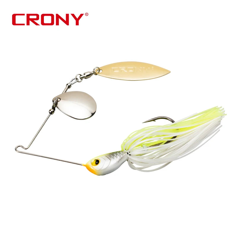 CRONY Metal Spinnerbait Lures 7g 10g Fresh Water Bass Spinnerbait Spoon Spinner Lure Pesca