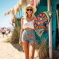 Customized Wholesale Bamboo Folding Hand Fan with Clacking Noise