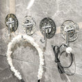 Easy Install Self-Adhesive Plastic Hooks for Wall Mount for Hanging Clothing Tools Storage in Kitchen Bathroom or Wardrobe