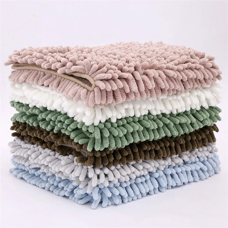 Cheap Pink Soft Non-Slip Water Absorption Kitchen Carpet Prayer Room Bathroom Rug Set/