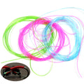 8M/Reel Clear Stretch Rib Round Larvae Lace Nymph Ribbing Material Body Fly Tying Line Green Red Brown  Multiple Color