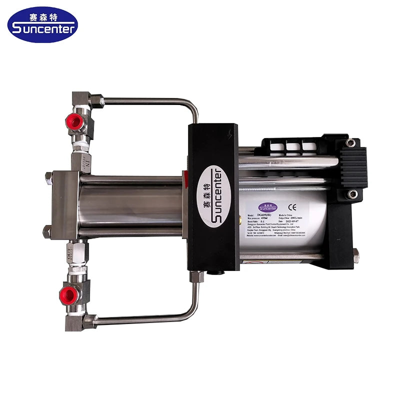 Pneumatic Nitrogen Booster Pump High Pressure Gas Filling Pump