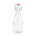 350ml 500ml 12oz Clear Second Fermentation Limoncello Kombucha Water Round Swing Top Glass Bottles Flip Top