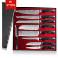 Stainless Steel Handmade Forged Black Resin Handle Chef Cutting Carving Paring Right Hand Kitchen Knife