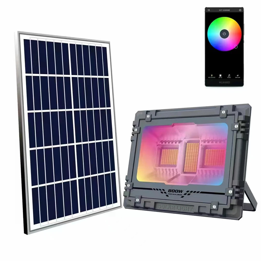 Smart Color Changing Dimmable IP65 Waterproof 30W 40w Led RGB Flood Light With Remote