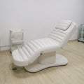 White Hydraulic 3-Motor Electric Facial Massage Bed for Women