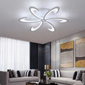 6 Heads Acrylic Changeable Led Ceiling Light Fixture for Bedroom
