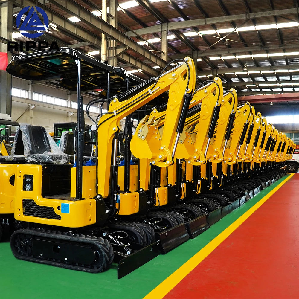 Cheap Price Hydraulic Excavators Crawler Mini Bagger 1 Ton Micro Digger Small Excavator With Attachment