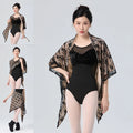 Multipurpose Women Chiffon Shawl Scarf for Dancing  Adult  Wrap Top Mesh Dance Coat  Girls Dance Skirt
