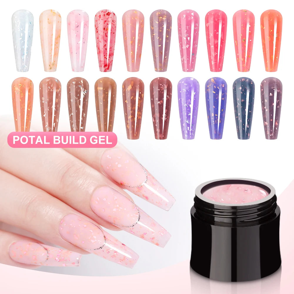 Caixuan Potal Build Gel 20 Colors  Wholesale Customizable for Nail Art