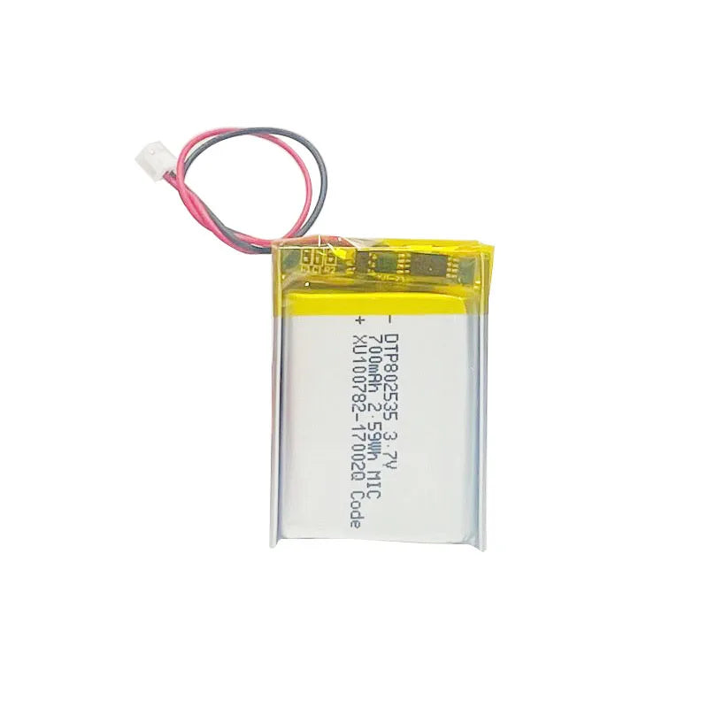Rechargeable Lithium Polymer Battery Cell 3.7V 700mAh 802535 Digital Batteries 502535 702535 102535 OEM Lipo Battery