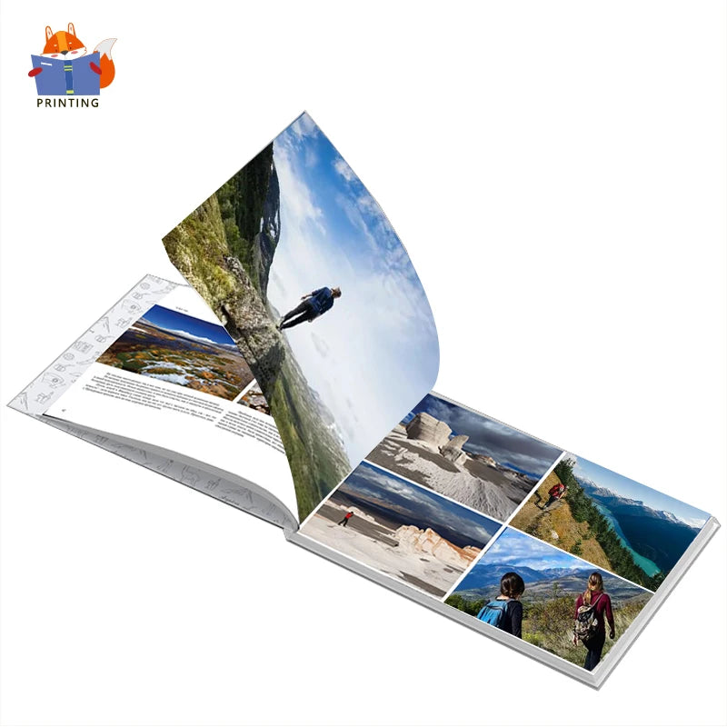 Custom OEM Colorful Perfect Binding Travel Magazine Brochure Softcover Book Printing Offset Paper Cardboard 4-Color CMYK Process