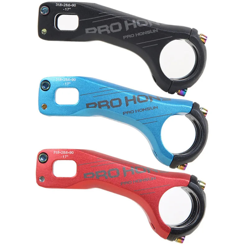 NEW PRO HONSUN CNC Aluminum Alloy Road/Mountain Bicycle Stem 70MM/90MM 31.8*28.6MM XC MTB AM Bicycle Handlebar Stems Parts