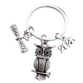 2025 Metal Owl Graduation Ceremony Charm KeyChain Bag Car Key Pendant Student Souvenir Accessories Gift Jewelry Keyring