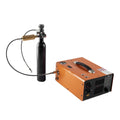 12v Portable 300bar Pcp  Compressor Auto Stop Pcp air Pump With Built-in 110V 220V Transformer