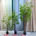Small Faux Plant Ornamental Enkianthus Plant Bonsai Lifelike Greenery Silk Artificial Bell Tree