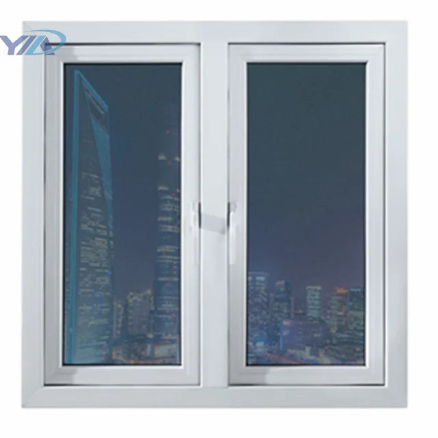Modern Design Custom Sealed Horizontal Swing Window Magnetic Screen for Bedroom Balcony Soundproof Windproof Household