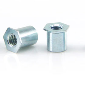 China Factory Press Riveted Nut Steel Self-clinching Standoffs Internal Thread Through-hole Stud Zinc