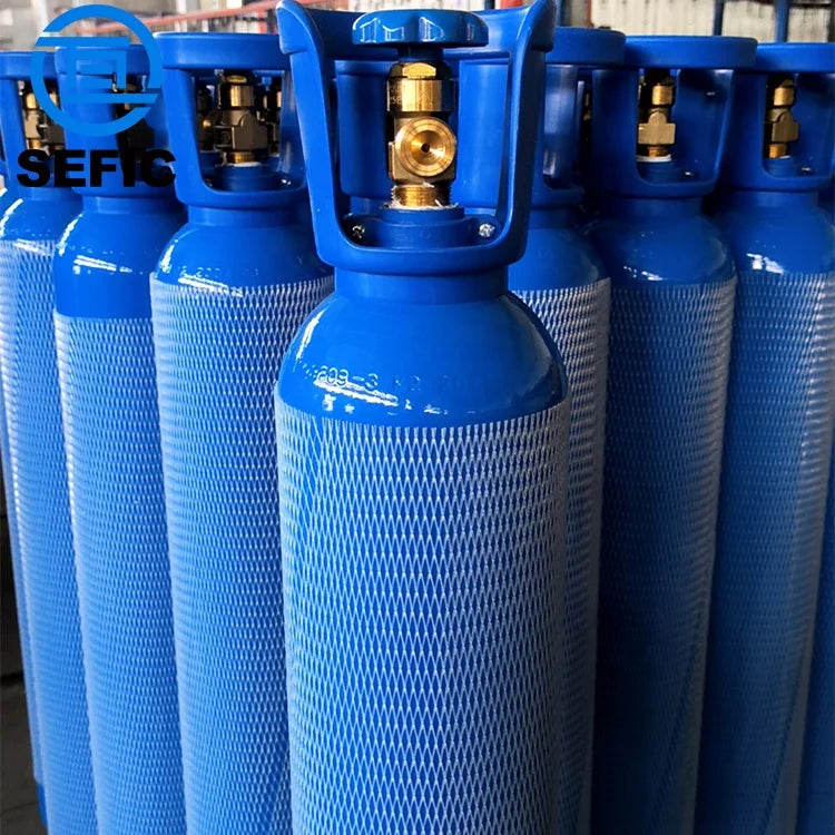 Portable Oxygen Tank Iso9809-3 150bar 10l Tped High Pressure Medical Cylinder With Qf-2z Valve