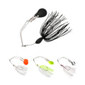 Honoreal Stock 5g 7g Freshwater Bass Trout Salmon Walleye Jigs SpinnerBait Silicone Stripe Skirts Spinner Bait with Mustad Hook