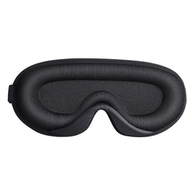 Adjustable Strap 3D Contoured Travel Eye Shade Cover Out Night Blindfold Memory Foam Lash Extension Sleeping Eye Mask Knit