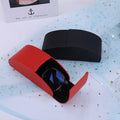 LBAshades Glasses case Wholesale New Glasses Box Leather Iron Eyeglasses Box Custom logo