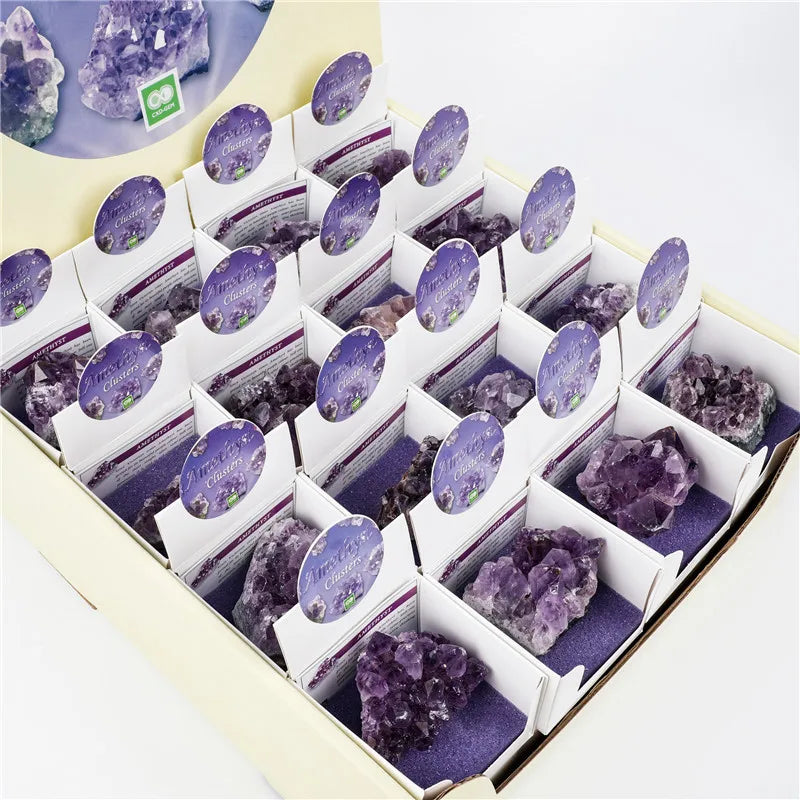 Orgonite Pendant Cluster Stones for Healing Meditation Decpendant Jewelry Home Decoration Love Gemstone Making Amethyst Crystal