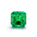 Wholesale Asscher 3EX Verdant Green Level Quality Same As Natural Colombian Emeralds for Stud Earrings  Hydrothermal Emerald