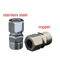Stainless Steel Thread Male High Pressure Tee Copper Plug Apply Connector for Pipe Plug