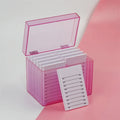 Custom 10-Layer Acrylic Clear False Eyelash Storage Box Lash Glue Pallet Holder with Eyelash Supplies MegaBDM