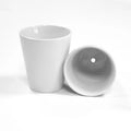 Topjlh Bulk Sublimation Blank Ceramic Flower Vase Custom Logo Printing Wholesale Promotional Gift Corporate Event Home Decor