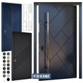 Factory Supply Luxury Elegant Design Homes Aluminum Large Main Entry Doors Contemporary Pivot Front Doors Pivot Swing Doors