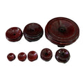 Natural Crystal Ball Sphere Stand Decoration Crystal Wooden Stand Base