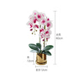 Artificial Silk Orchid Flower Potted Plant