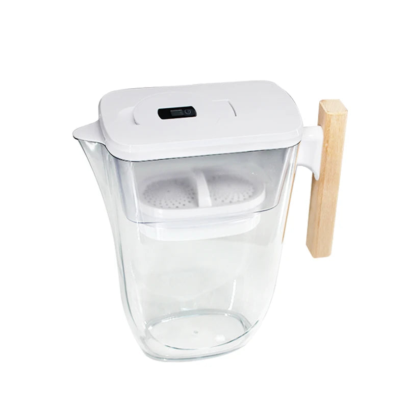 Newest Manual Active Carbon Water Filter Purifier Pitcher Plastic Water Bottle for Home and Outdoor Use RV Compatible