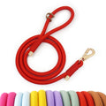 Trending Products on Tiktok Trends Personalized Pet Rope Leash Colorful Polyester Dog Leash Charms Long Leash for Dog Training
