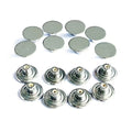 WYSE Metal Plastic Insert Jeans Button 17mm Metal Brass Jeans Buttons Wholesale Brass for Denim Plating Shank Round Zinc 13 Mm