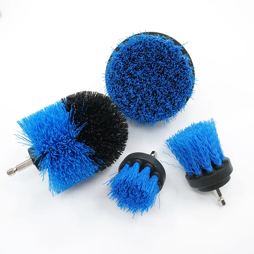 ZHENDA Multipurpose Cleaning Tools 4 PCS Drill Scrub Brush Set With PP Filament