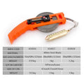 30 Meter / 100 Feet Stainless Steel Oil Gauge Tape Measure Metric and Inch with Brass Weight