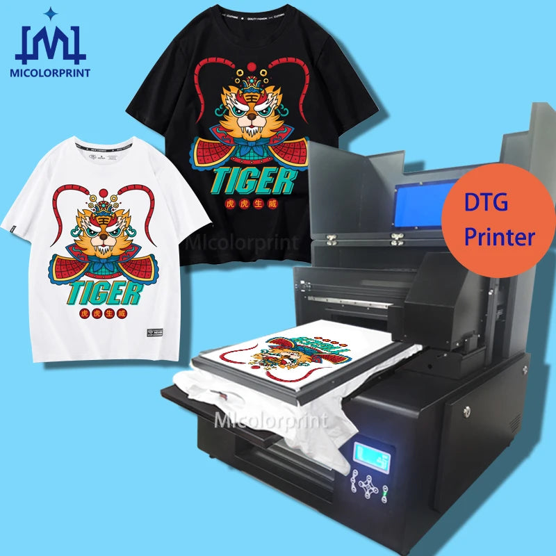 Dtg Uv Printer A2 Athena Jet Inkjet Textile Cotton Digital Printing t Shirt Direct Printer 3d Printer Tshirt