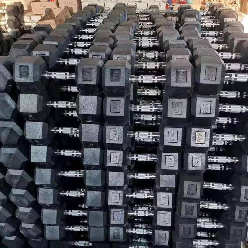 Hex Dumbbells Home Gym Commercial Weightlifting Equipment Arm Muscle Training Dumbbells Manufacturer Wholesale