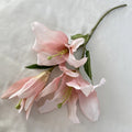 Multicolor-Pink Modern Style Artificial Flower Decoration Mariage Long Wedding Lily 2