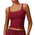 Hot Sale Women Soft Compression Stretchy Lightweight U Neck Yoga Tank Tops for Women