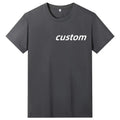 180GSM Thick Quality Cotton Embossed Tshirts Custom Printed  French Terry Boxy Tee Blank Black Athletic Wear t Shirt for Men