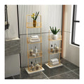 Wholes Marble Sus 304  4 Tiers Free Standing Type Bathroom Organizer Stainless Steel  Rack Shower Caddy