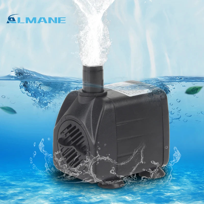 Solar Powered Water Pump Submersible Side Suction Pump for Shrimp Production with UK/US/AU Plug 8W